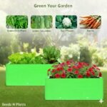 Rectangular HDPE Grow Bag (36x24x6 inch) – 260 GSM Heavy-Duty UV Stabilized Grow Bag for Terrace & Vegetable Gardening - Image 2