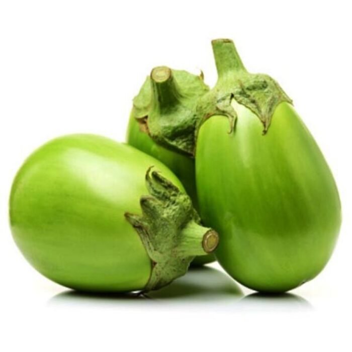 Desi Round Green Brinjal Seeds | High Germination & Yield Baingan | Terrace Gardening - Image 2