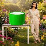 HDPE Circular Grow Bag 15x15 Inch for Vegetable Gardening | 260 GSM Terrace Garden Plant Bags - Image 2