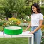 HDPE Circular 18x6 Inch Grow Bag for Leafy Vegetables | 260 GSM Green Plant Bags for Terrace Gardening - Image 2