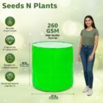 HDPE 24x24 Circular Grow Bags for Home Gardening | 260 GSM Plants Bags for Fruits, Vegetables & Flowers - Image 2
