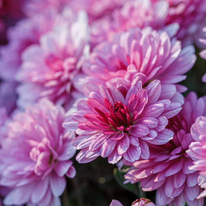 Chrysanthemum/ Guldavari/ Guldaudi Decorative Combo of 8 pcs - Image 8