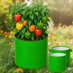 HDPE Circular Grow Bag 15x15 Inch for Vegetable Gardening | 260 GSM Terrace Garden Plant Bags - Image 4