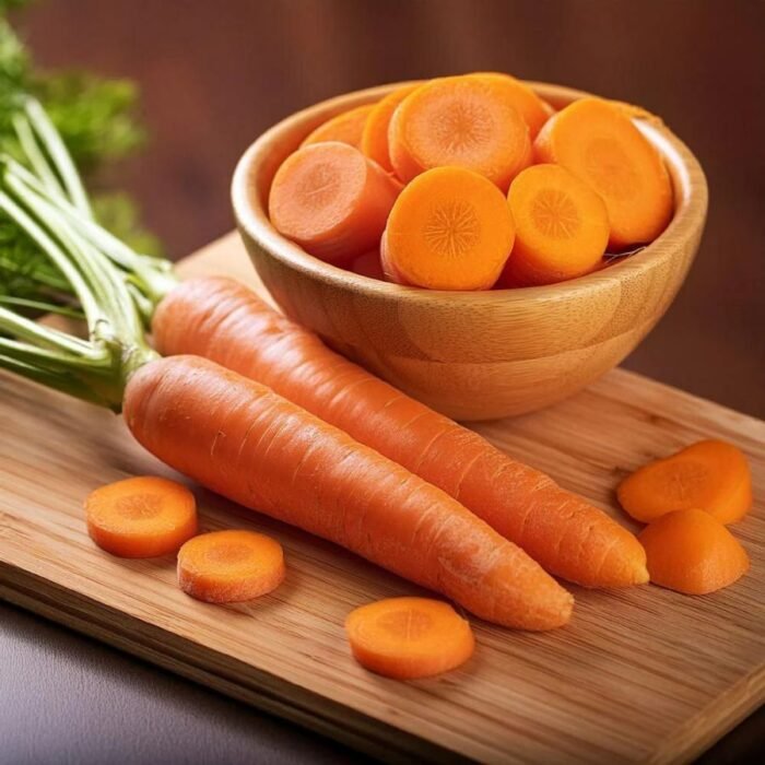 Carrot Nantes/Orange Gajar F1 Hybrid Vegetable Seeds - Image 4